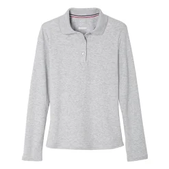 French Toast Little & Big Kid Girls Long Sleeve Regular Fit Polo Shirt