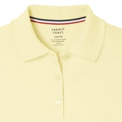 French Toast Little & Big Kid Girls Long Sleeve Regular Fit Polo Shirt
