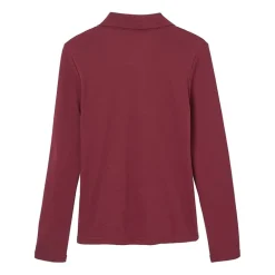 French Toast Little & Big Kid Girls Long Sleeve Regular Fit Polo Shirt