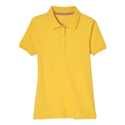French Toast Little & Big Kid Girls Short Sleeve Regular Fit Polo Shirt