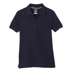 French Toast Little & Big Kid Girls Short Sleeve Regular Fit Polo Shirt