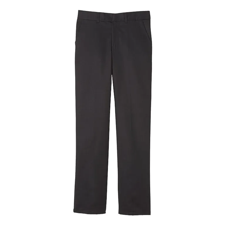 French Toast Little Boys Straight Mid Rise Classic Fit Flat Front Pant