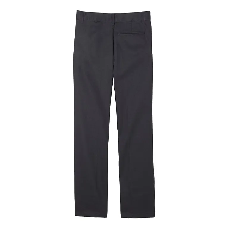 French Toast Little Boys Straight Mid Rise Classic Fit Flat Front Pant