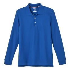 French Toast Toddler Boys Long Sleeve Boxy Fit Polo Shirt