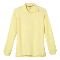 French Toast Toddler Boys Long Sleeve Boxy Fit Polo Shirt