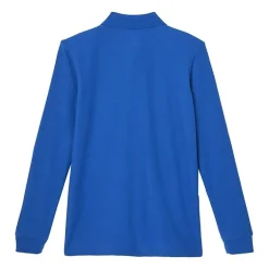 French Toast Toddler Boys Long Sleeve Boxy Fit Polo Shirt