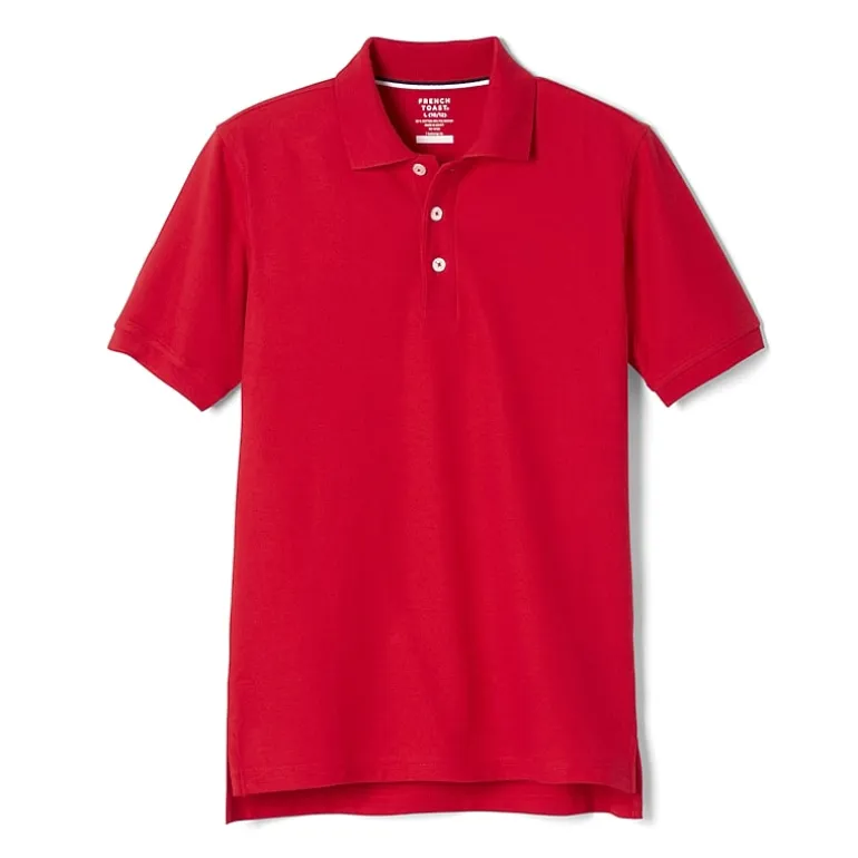 French Toast Toddler Boys Short Sleeve Boxy Fit Polo Shirt