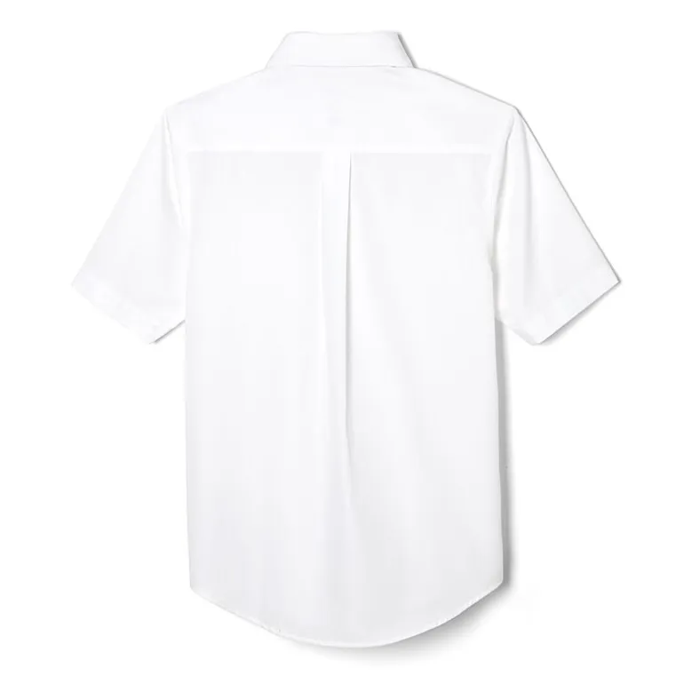 French Toast Toddler Boys Wrinkle Resistant Point Collar Short Sleeve Dress Shirt