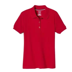 French Toast Toddler Girls Short Sleeve Regular Fit Polo Shirt