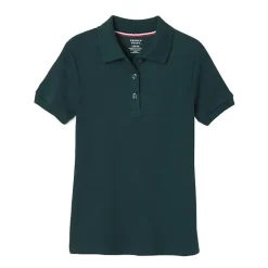 French Toast Toddler Girls Short Sleeve Regular Fit Polo Shirt