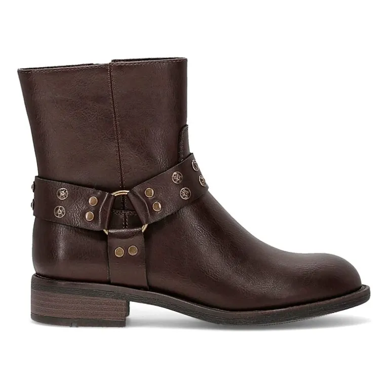 Frye and Co. Womens Conley Stacked Heel Booties