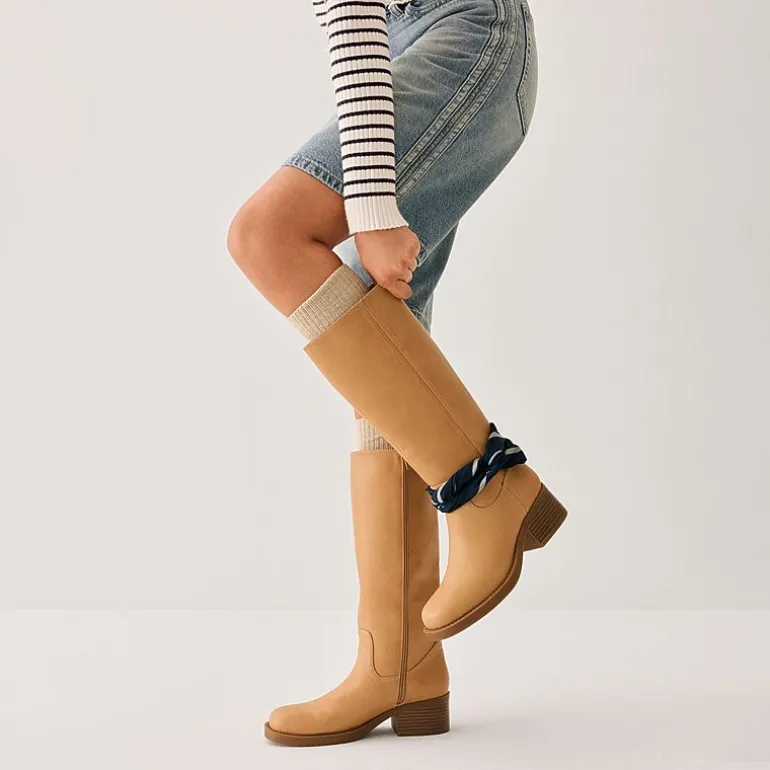 Frye and Co. Womens Miranda 14 Stacked Heel Riding Boots