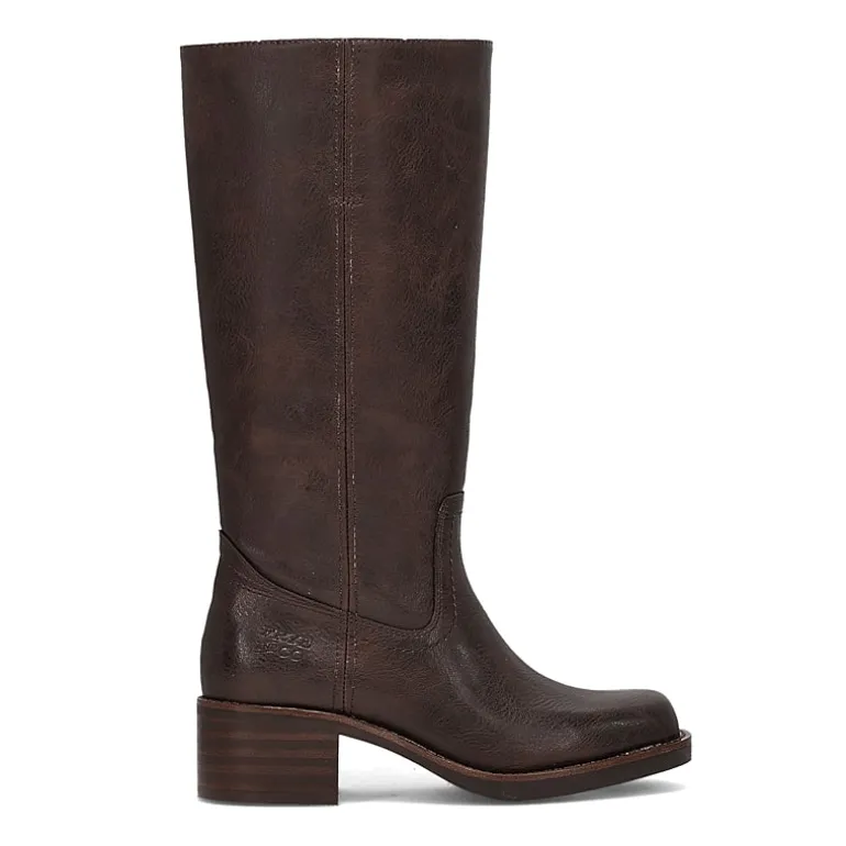 Frye and Co. Womens Miranda Stacked Heel Riding Boots