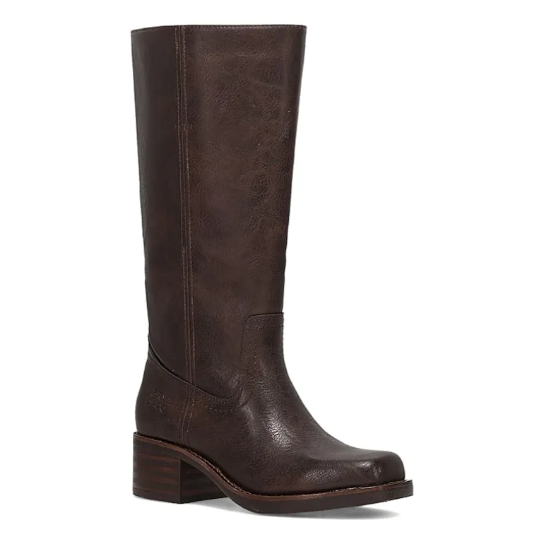 Frye and Co. Womens Miranda Stacked Heel Riding Boots