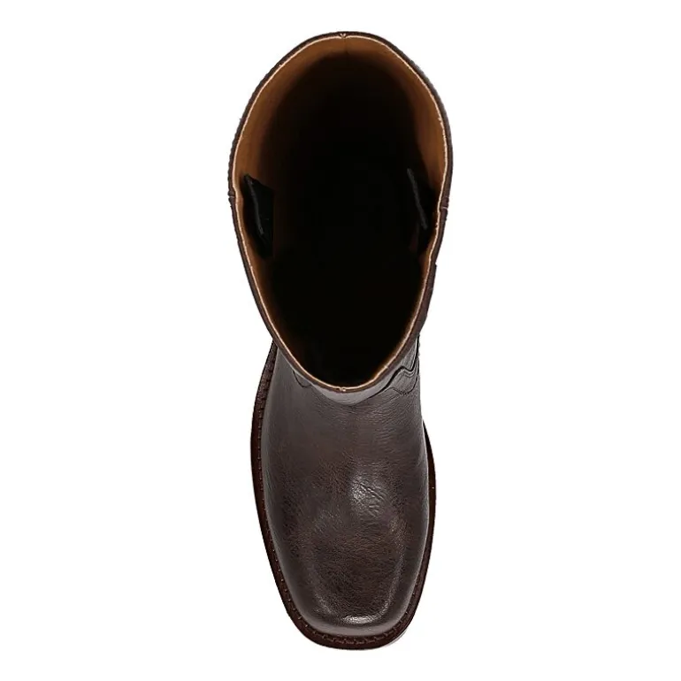 Frye and Co. Womens Miranda Stacked Heel Riding Boots
