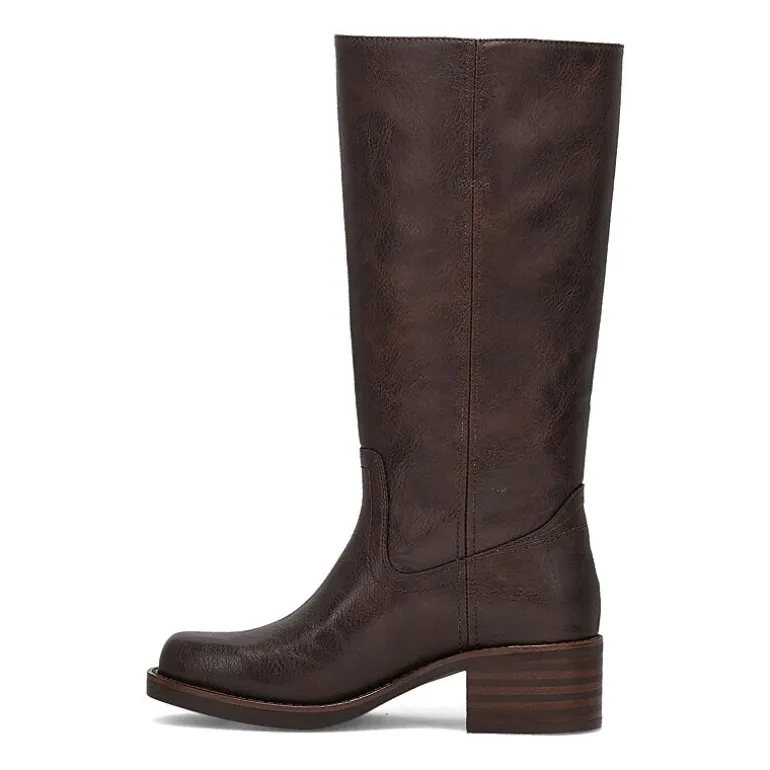 Frye and Co. Womens Miranda Stacked Heel Riding Boots