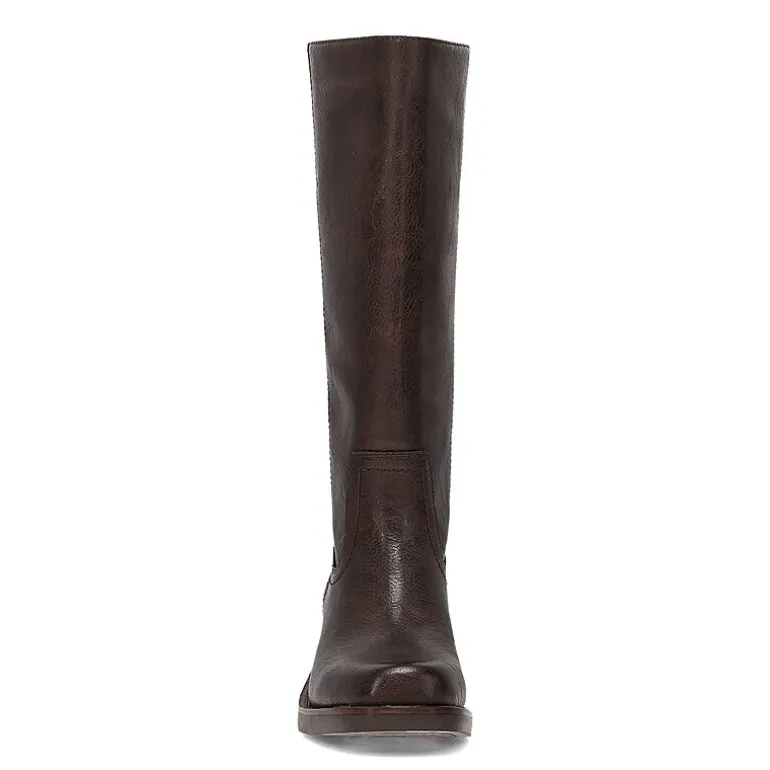 Frye and Co. Womens Miranda Stacked Heel Riding Boots