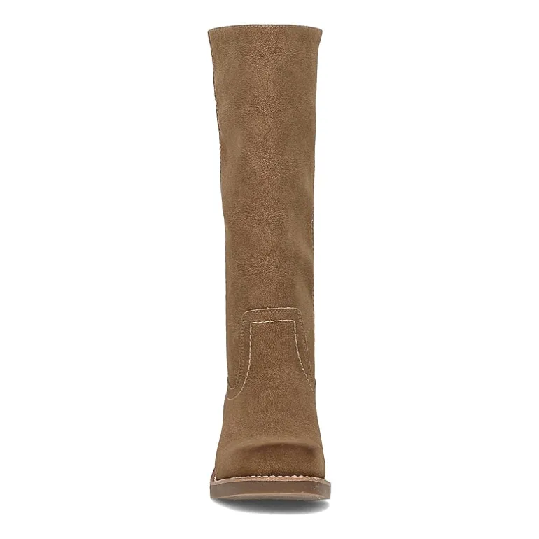 Frye and Co. Womens Miranda Stacked Heel Riding Boots