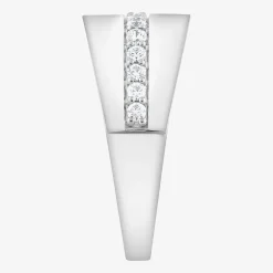 (F,Si2) Mens 1/2 CT. T.W. Lab Grown White Diamond Sterling Silver Fashion Ring