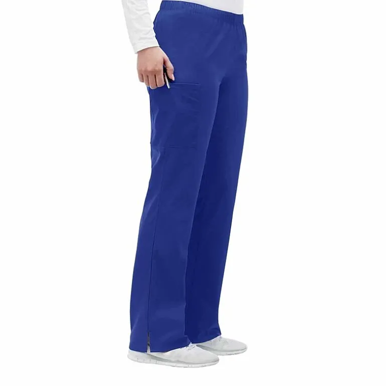 Fundamentals By White Swan 14720 Cargo Womens Petite Scrub Pant