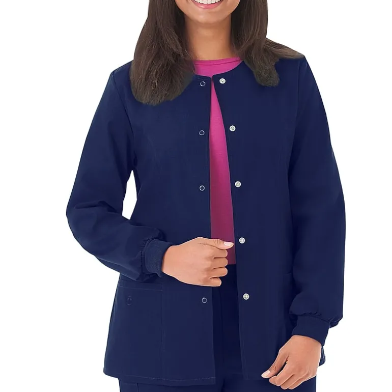 Fundamentals By White Swan 14740 Warm-Up Womens Scrub Jackets