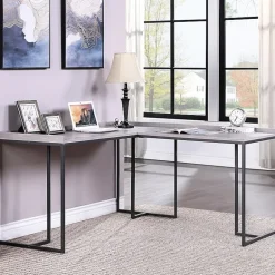 Furniture of America™ Coach L-Shape Writing Desk