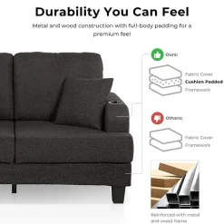 Furniture Of America Colby Upholstered Sofa