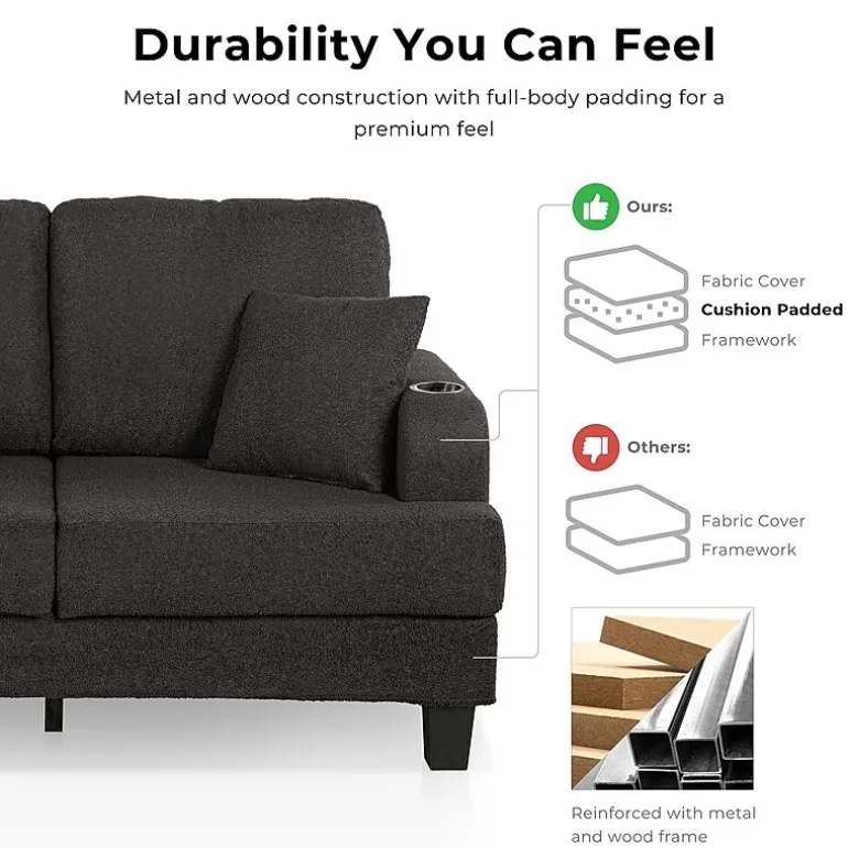 Furniture Of America Colby Upholstered Sofa