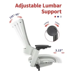 Furniture of America™ Office + Library Collection Adjustable Height Office Chair