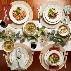 Gallery Monroe 12-pc. Stoneware Dinnerware Set