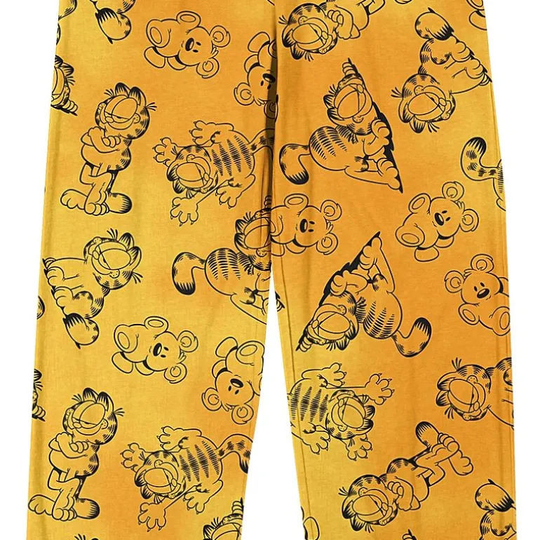 Garfield Mens Fleece 1 Pair Pajama Pants