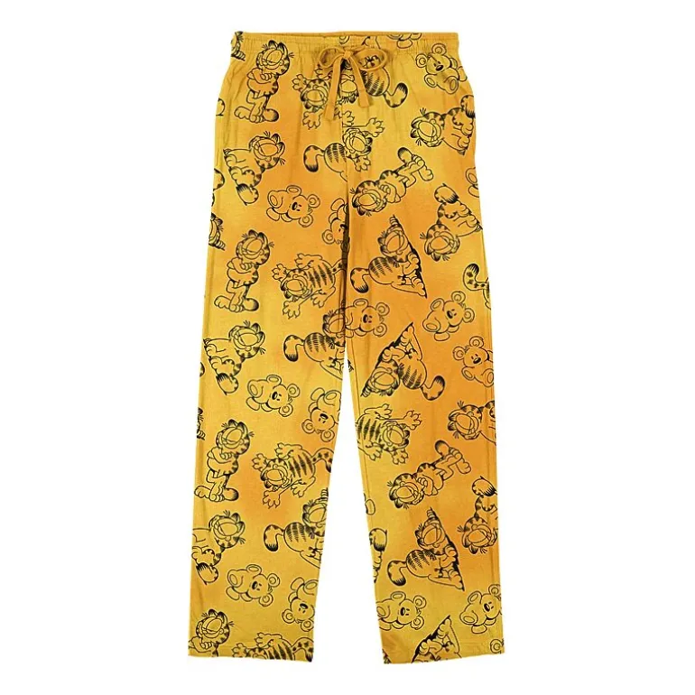 Garfield Mens Fleece 1 Pair Pajama Pants