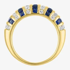 Gemstone 14K Gold Over Silver Cocktail Ring