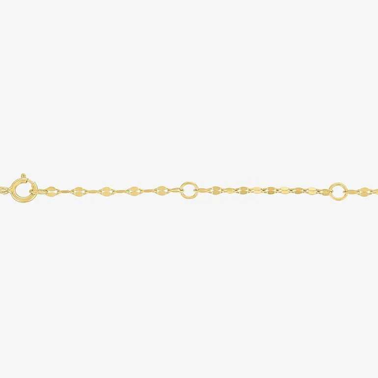 Gemstone 14K Gold Over Silver Round 18 Inch Pendant Necklace