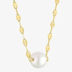 Gemstone 14K Gold Over Silver Round 18 Inch Pendant Necklace