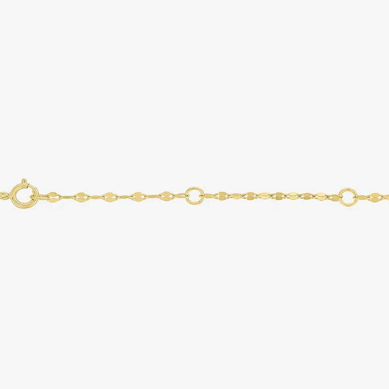 Gemstone 14K Gold Over Silver Round 18 Inch Pendant Necklace