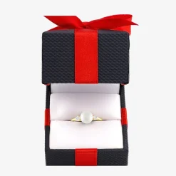 Gemstone 10K Gold 3-Stone Oval Cocktail Ring