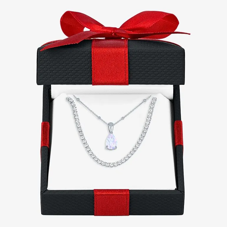 Gemstone 2-pc. Necklace Set