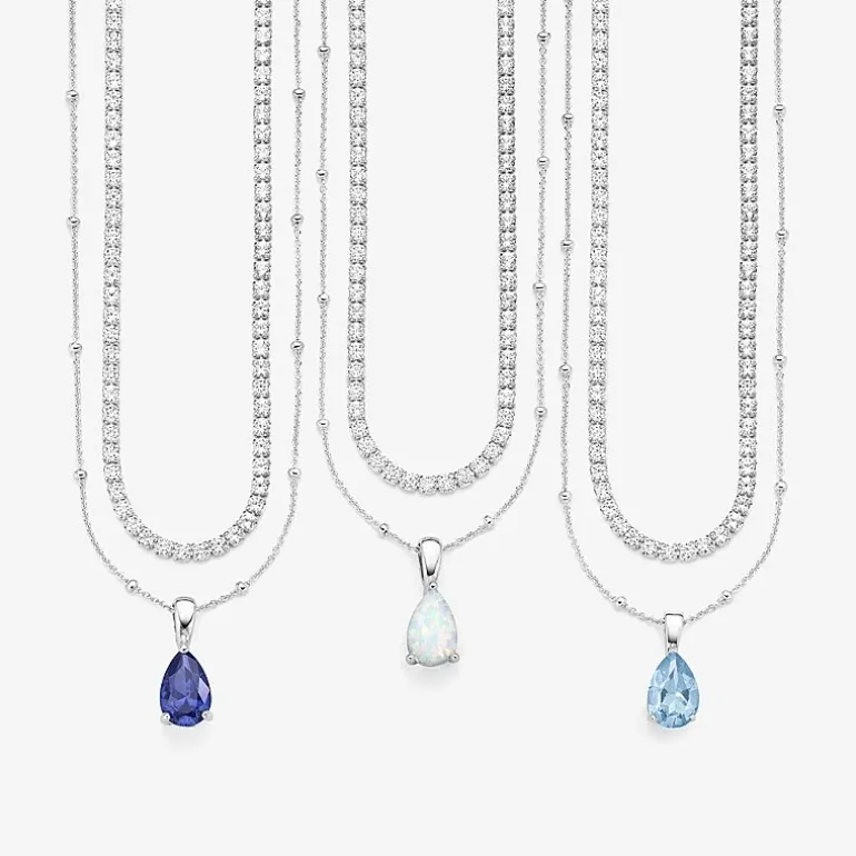 Gemstone 2-pc. Necklace Set
