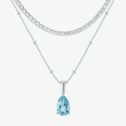 Gemstone 2-pc. Necklace Set