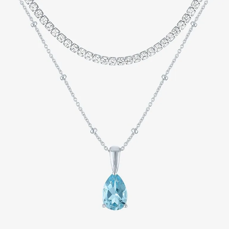 Gemstone 2-pc. Necklace Set