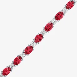 Gemstone Sterling Silver Bolo Bracelet