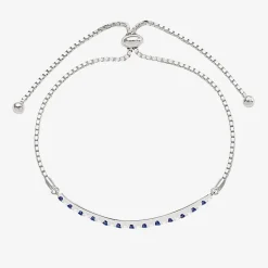 Gemstone Sterling Silver Bolo Bracelet