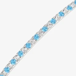 Gemstone Sterling Silver Bolo Bracelet