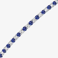 Gemstone Sterling Silver Bolo Bracelet