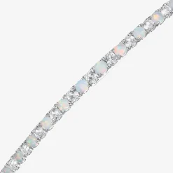 Gemstone Sterling Silver Bolo Bracelet
