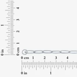Gemstone Sterling Silver 18 Inch Tennis Necklace