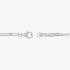 Gemstone Sterling Silver 18 Inch Tennis Necklace