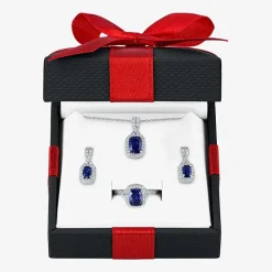 Gemstone Sterling Silver 3-pc. Jewelry Set