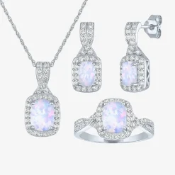 Gemstone Sterling Silver 3-pc. Jewelry Set